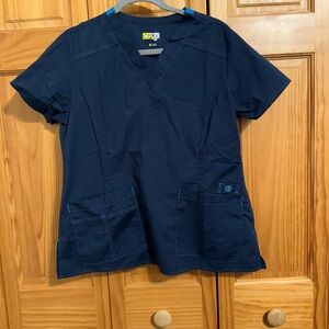 Women’s Wonderflex Dark Blue Scrub Top